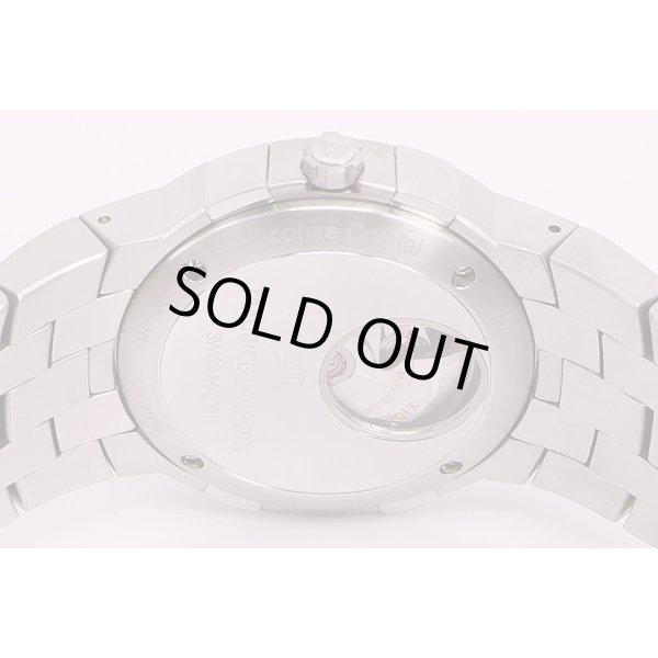 モーリスラクロア　マイルストーン MS6017  グレー文字盤　裏面拡大