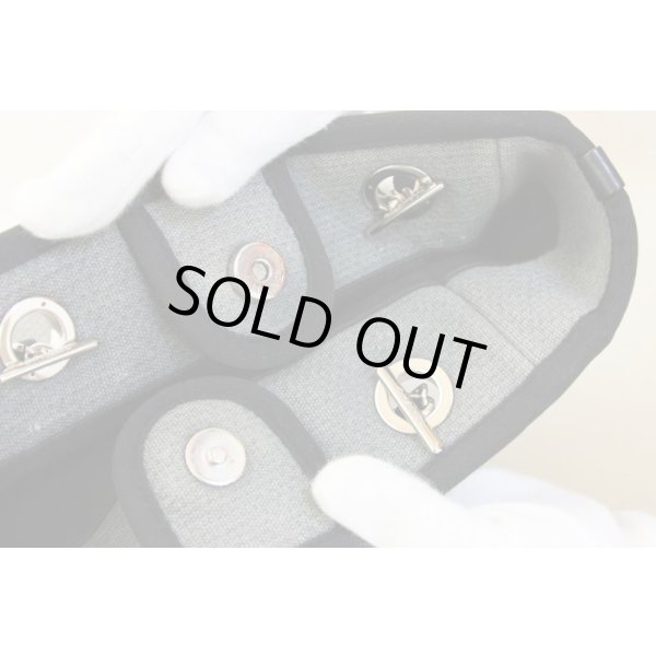 シャネル　ドーヴィル キャンバストートバック A66939 グレー／ブラック　内側にスレ傷