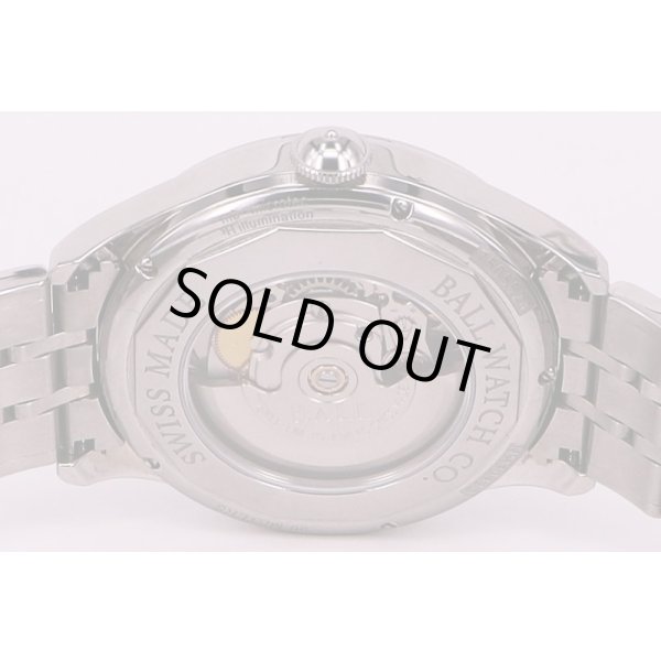 ボール　トレインマスター ムーンフェイス NM3082D-SJ-BE 青文字盤　裏面拡大