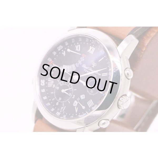 天賞堂　デュアルタイムリピーター 黒文字盤　サイド