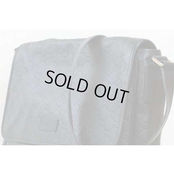 グッチ　ショルダーバック 223665 520981 ブラック　サイド上部