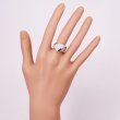 PT900 ダイアイリリング 1.05ct 10.00g　装着イメージ