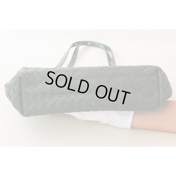 ボッテガヴェネタ　イントレチャート トートバック 162937 V00A2 3203 グリーン　底