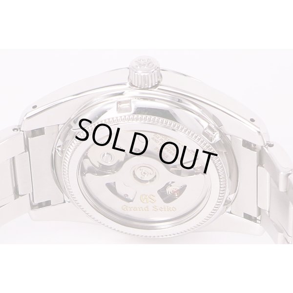 セイコー　グランドセイコー　SBGR053  黒文字盤　裏面拡大