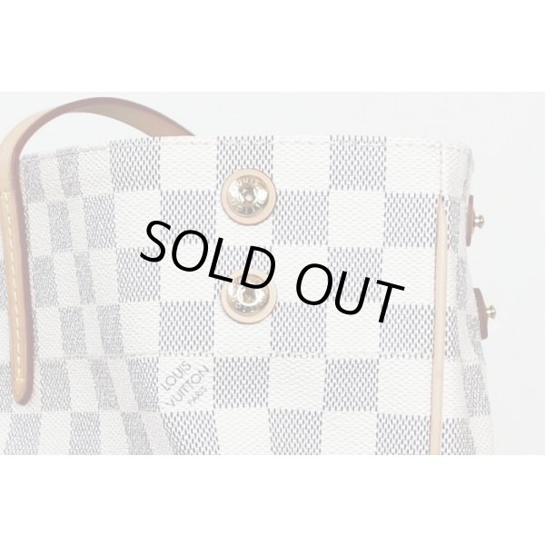 ルイ・ヴィトン　カバMM N41375　側面上部ボタン　留めていない状態　サイド上部