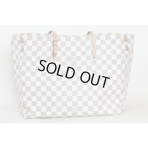 ルイ・ヴィトン　カバMM N41375　側面上部ボタン　留めていない状態　裏面