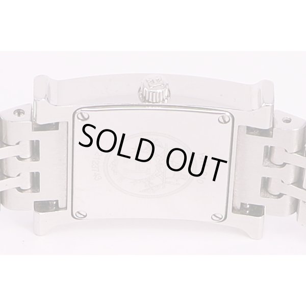 エルメス　オールアッシュ　HH1.210　白文字盤　裏面拡大