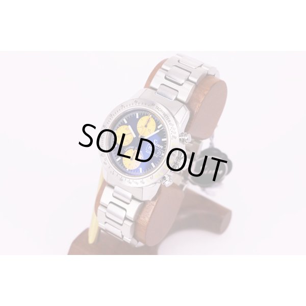 ジン　303 Tiger クロノグラフ　黄黒文字盤　星野仙一監督限定　サイド