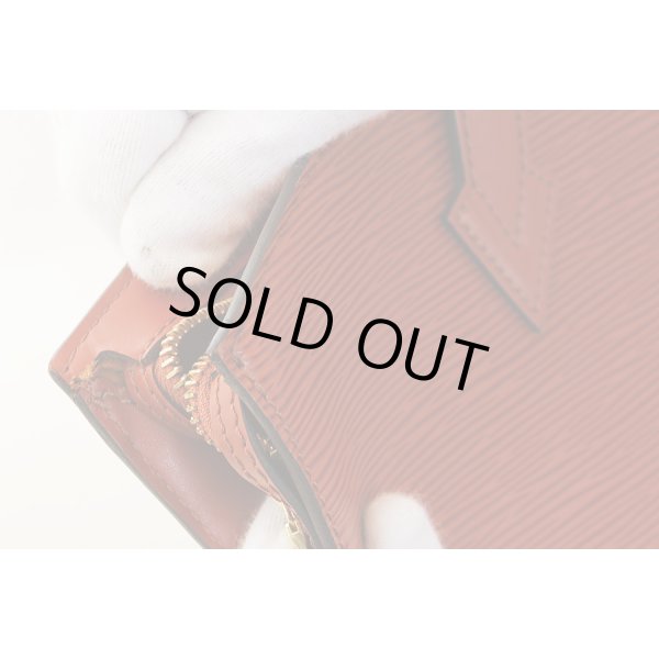 ルイヴィトン　サンジャック M52273 ケニアブラウン　開口部に1箇所糸ホツレ