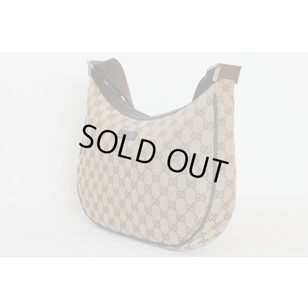 グッチ　ショルダーバック 122790 001998 ベージュ／ブラウン　サイド