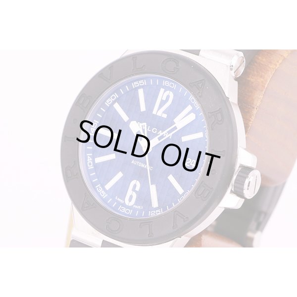 ブルガリ　ディアゴノ　DG40SV　黒文字盤　サイド拡大