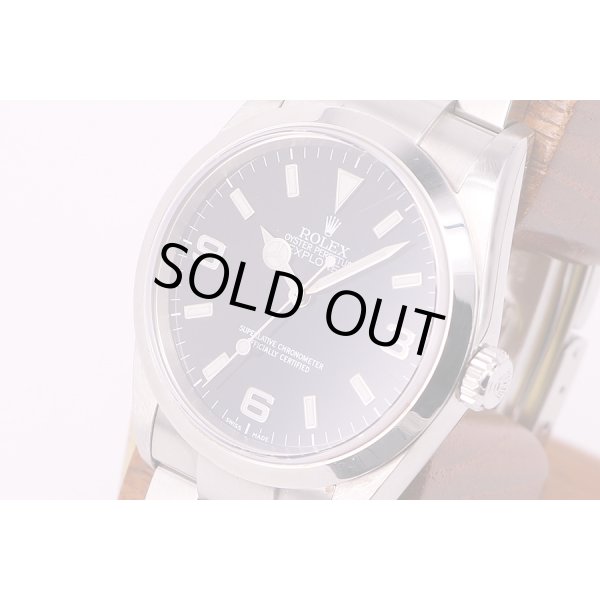 ロレックス　114270 F079543　エクスプローラI　黒文字盤　サイド拡大