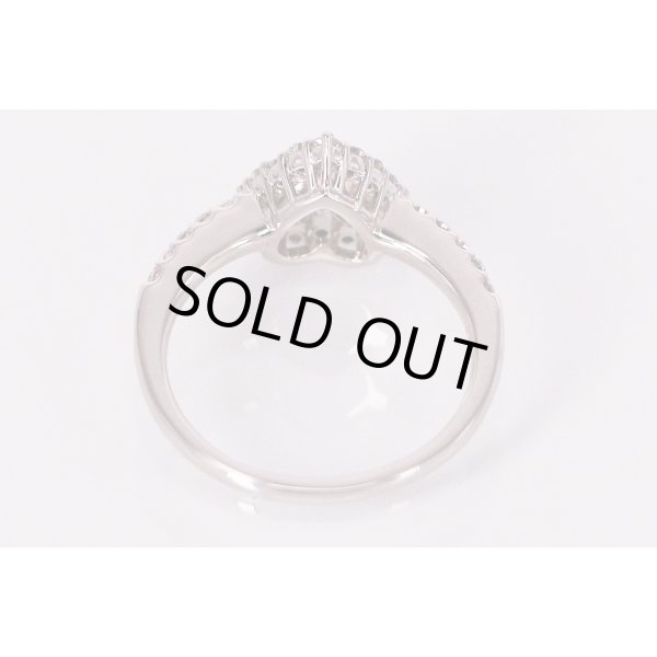 PT950 アレキサンドライトダイアイリリング 0.39ｃｔ 0.39ct 4.50g　装着イメージ