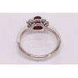 PT900 スタールビーダイアイリリング 1.55ct 0.22ct 4.50g　内側