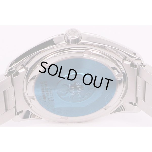 セイコー　グランドセイコー　SBGV025  紺文字盤　裏面拡大　