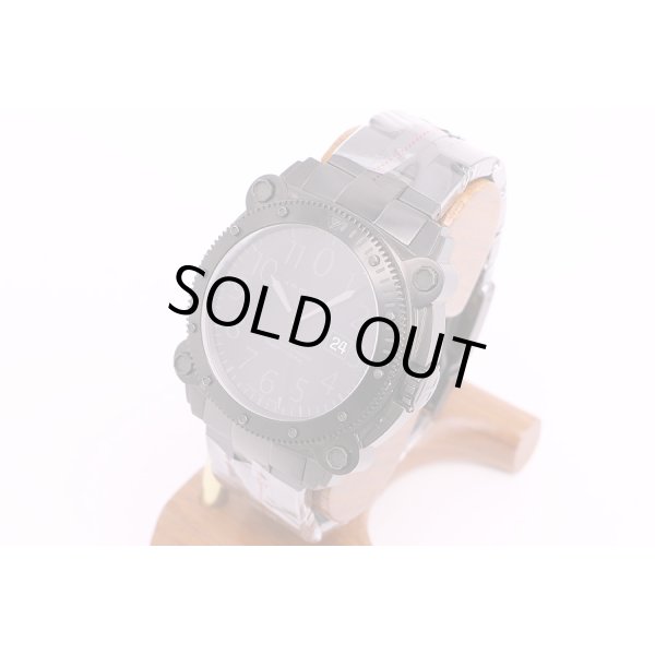 ハミルトン　カーキビロウゼロ　H78585333　黒文字盤　替SS黒ブレス着用　表面　サイド