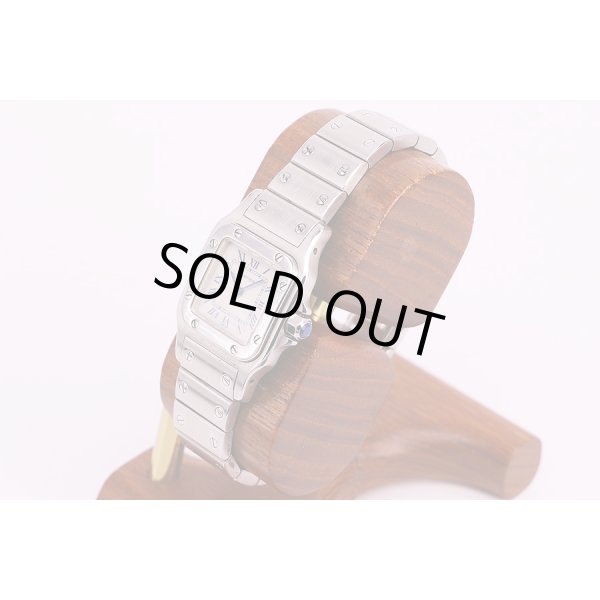 カルティエ　サントスガルベSM　白文字盤　サイド