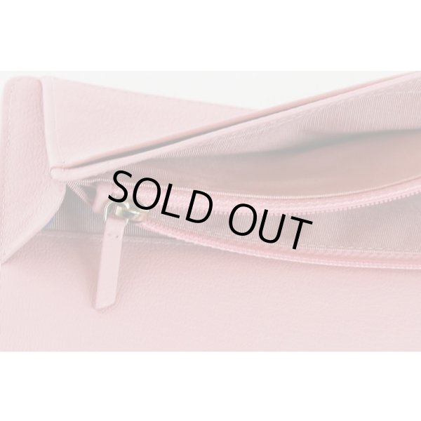 シャネル　ニツ折長サイフ　A48651 ピンク　小銭入れ