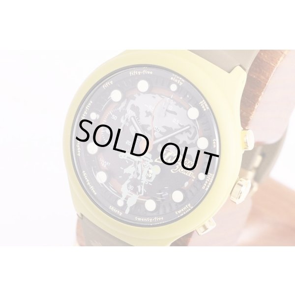 GSX　スマートスタイル#45　インディジョーンズ　クロノグラフ　レイダース　サイド拡大