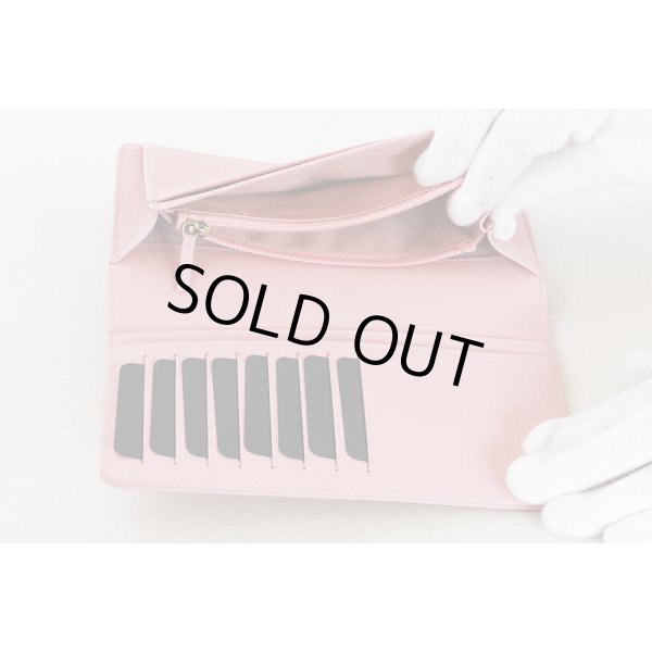 シャネル　ニツ折長サイフ　A48651 ピンク　中身(2)