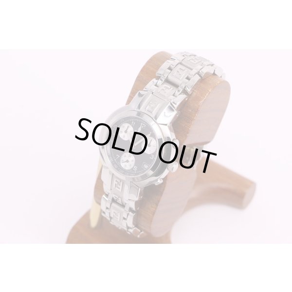 フェンディ　4500L クロノグラフ 黒文字盤　サイド