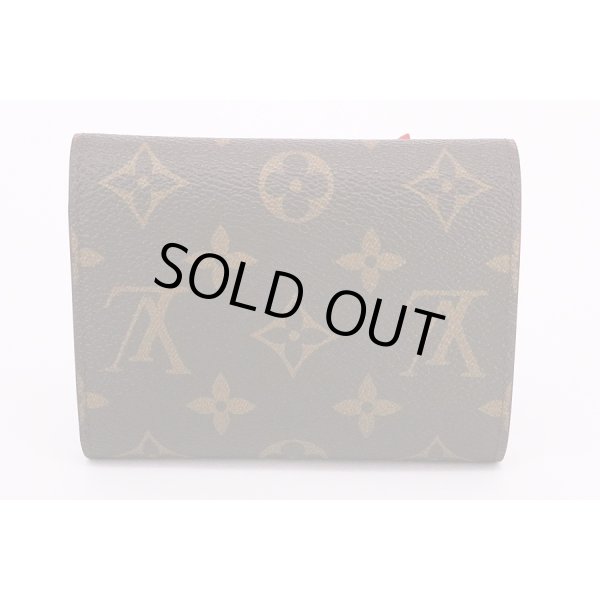 ルイ・ヴィトン　ポルトフォイユ・ヴィクトリーヌ M61707 ローズ　裏面