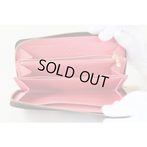 ルイ・ヴィトン　ジッピー・ウォレット M62414 ローズ　中身