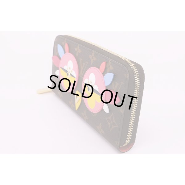 ルイ・ヴィトン　ジッピー・ウォレット M62414 ローズ　サイド