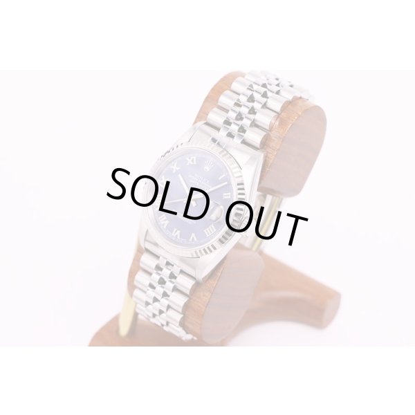 ロレックス　16234　U381281　青ローマン文字盤　サイド