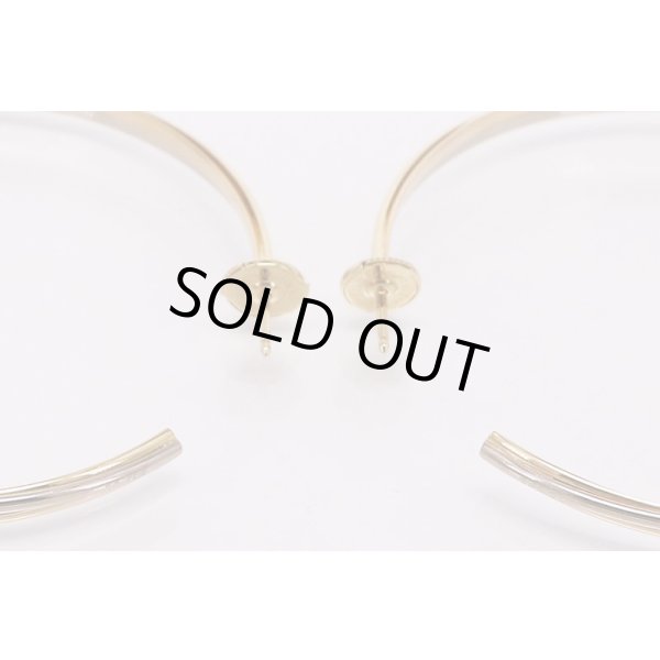 カルティエ　スリーゴールド トリニティフープピアス 17.00g