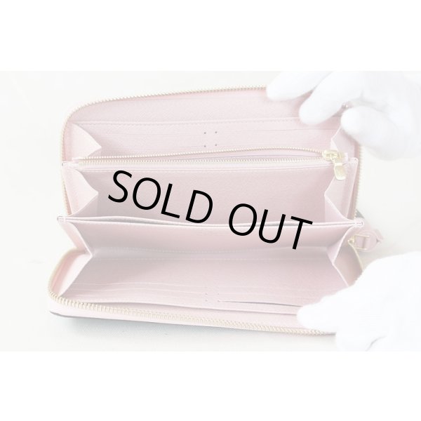 ルイ・ヴィトン　ジッピー・ウォレット M62403 ローズ・バレリーヌ　中身