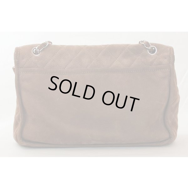 シャネル　チェーンショルダーバック ブラウン　裏面