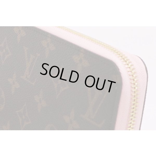 ルイ・ヴィトン　ジッピー・ウォレット M62403 ローズ・バレリーヌ　サイド上部