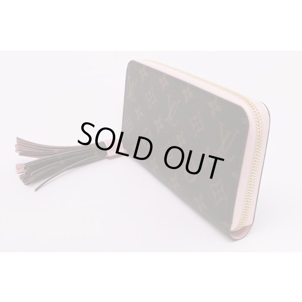 ルイ・ヴィトン　ジッピー・ウォレット M62403 ローズ・バレリーヌ　サイド