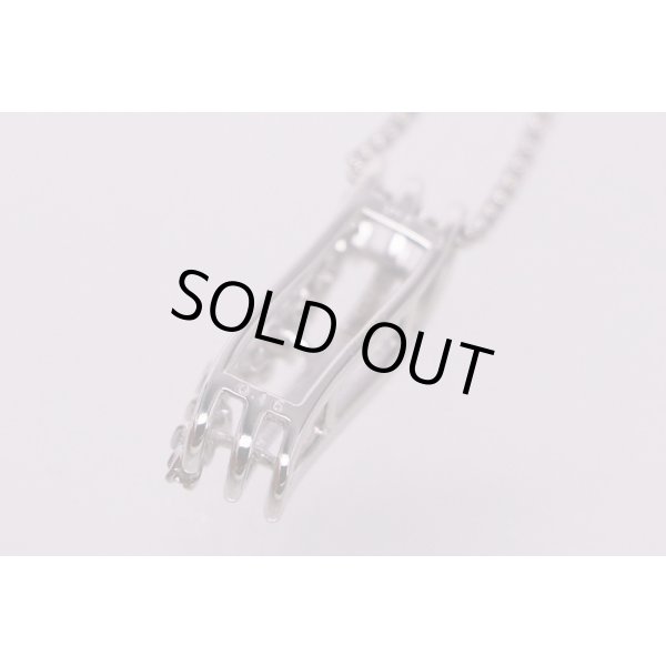 タサキ K18WG ダイアイリペンダントネックレス 0.16ct 5.90g 裏面