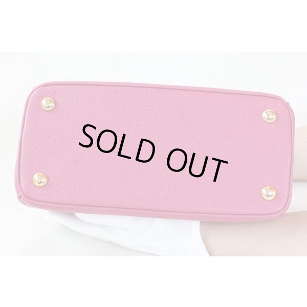 プラダ　2WAYハンドバック 1BA896 FUXIA/ピンク　底