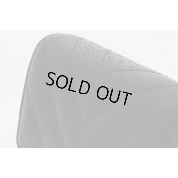 シャネル　スモールウォレット A84029 ブラック／SIV金具　サイド上部