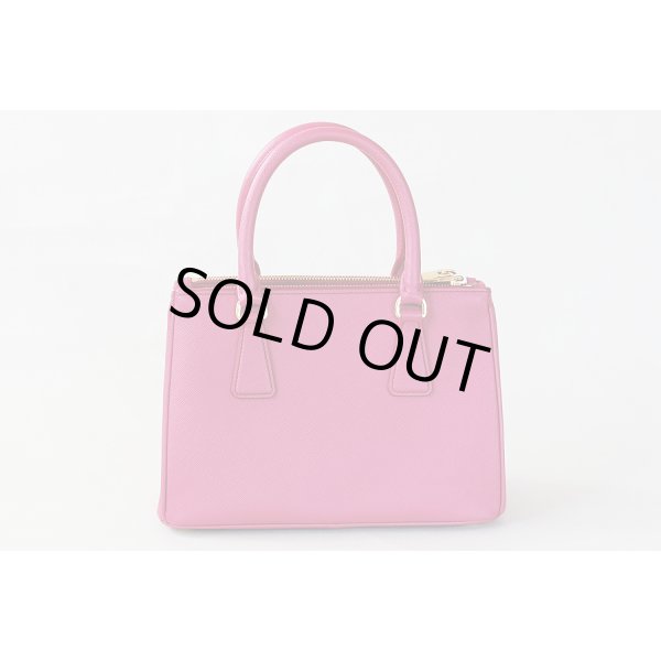 プラダ　2WAYハンドバック 1BA896 FUXIA/ピンク　裏面