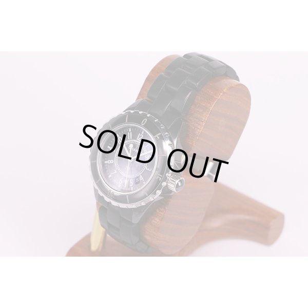 シャネル　J12 H0681　黒文字盤　サイド