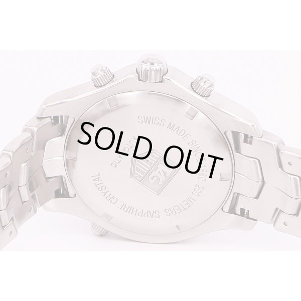 タグ・ホイヤー　リンク　GMT WJF2115 黒文字盤　裏面拡大