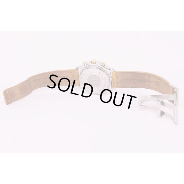 ブライトリング　クロノマット　ビコロ　B13352　白文字盤　替え革ベルト　裏面