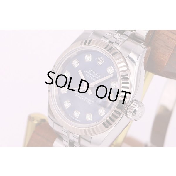 ロレックス　179174G　D417172   紺文字盤　サイド拡大