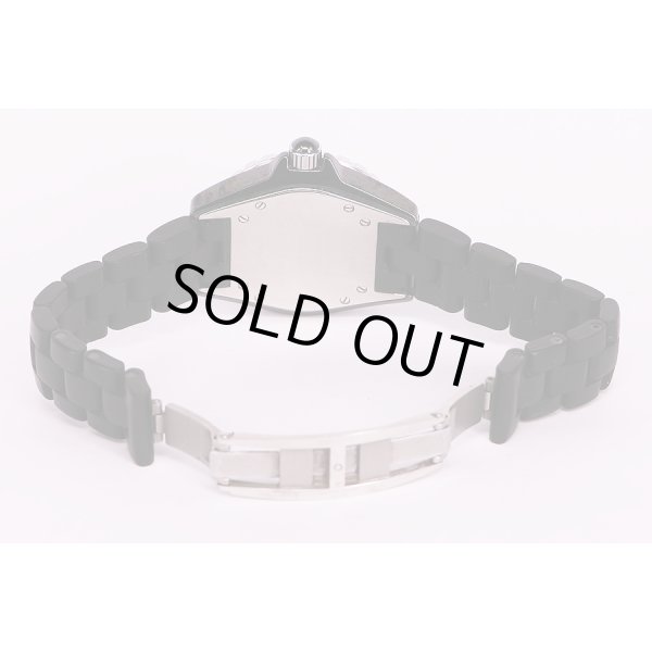 シャネル　J12 H0681　黒文字盤　ラバーブレス