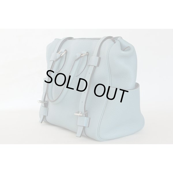 エルメス　ピュールサングル31 060449CK CIEL／SIV金具　サイド