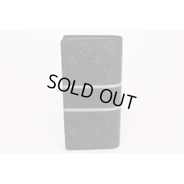 ルイ・ヴィトン　ポルトフォイユ・ブラザ M64438 ストライプ入り　裏面