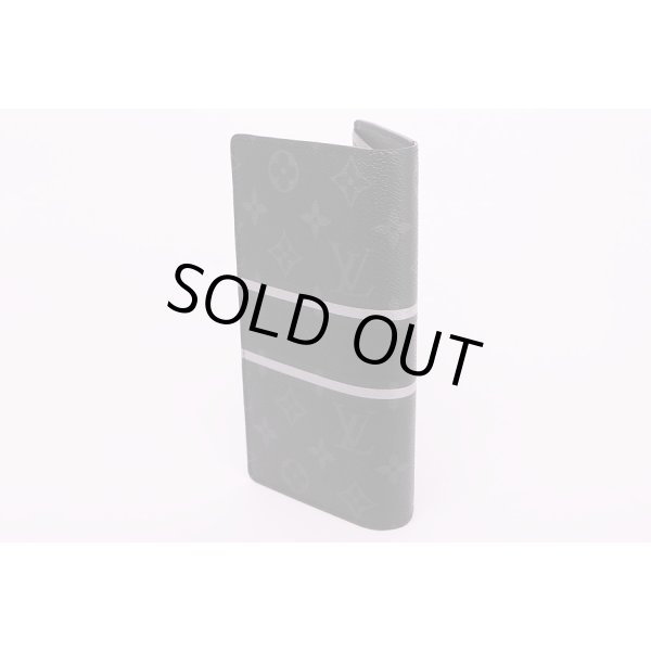 ルイ・ヴィトン　ポルトフォイユ・ブラザ M64438 ストライプ入り　サイド(1)