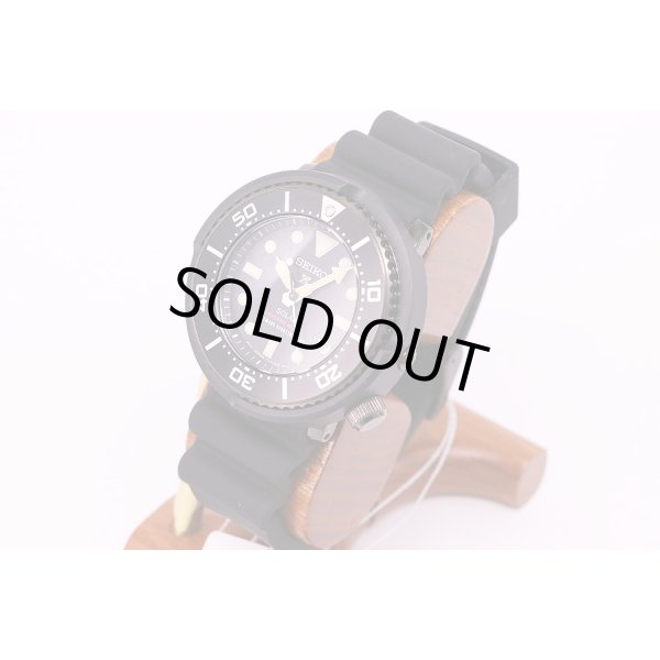 セイコー　プロスペックダイバーソーラー　SBDN029　黒文字盤　フリーメンズスポーツクラブ限定　サイド