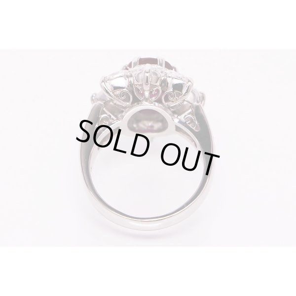 PT900 ルビーダイアイリリング 2.97ct 3.35ct 10.70g　内側