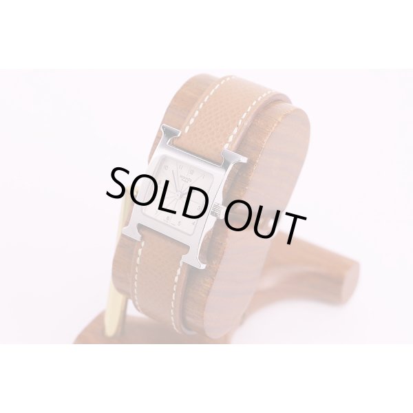 エルメス　オールアッシュ　HH1.210　白文字盤　サイド