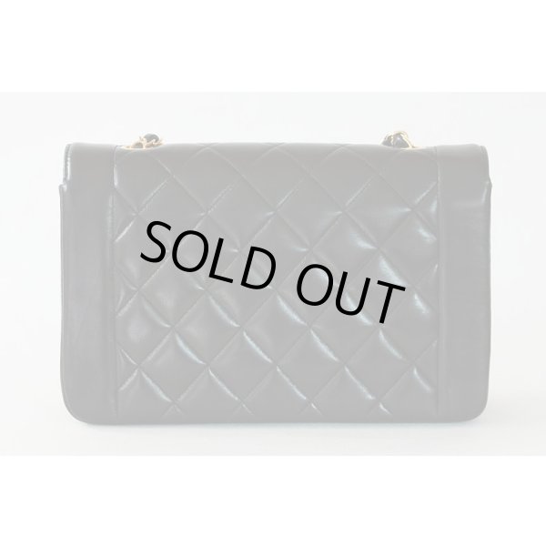 シャネル　マトラッセ チェーンショルダーバック ブラック／ボルドー　裏面